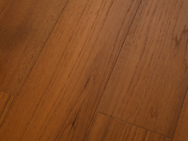 Teak Veneer Multi-Layer Solid Wood Flooring 1210mm Length Engineered Wood Flooring