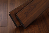 Rustic Indoor Solid Wood Flooring for Home Walnut Color 18mm Thickness Hardwood Flooring 