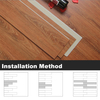 Waterproof SPC Plastic Flooring Bedroom Living Room 2/4/6/8/10mm PVC floor SPC Vinyl Flooring