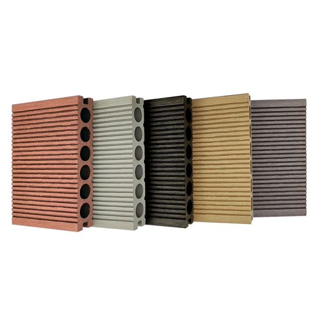 Outdoor Garden Decoration WPC Wood Flooring Multiple Styles