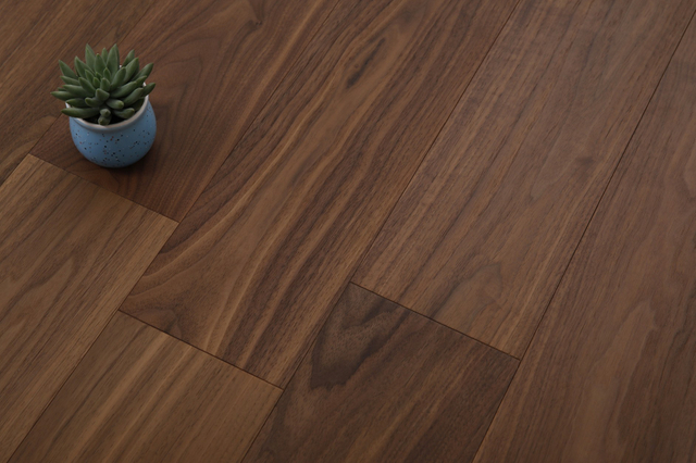 Factory Store Sales Walnut Multi-layered Engineered Wood Flooring Matte Flat Interior Bedroom Living Room Engineered Wood Flooring
