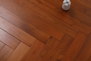 Wood Flooring Teak Color Light Red Sandalwood Color Classic Multi Style Wood Paper Floor Solid Wood