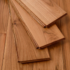Raw Hardwood Flooring Teak Color Interior Engineering Decoration Flooring Decoration Solid Wood Flooring