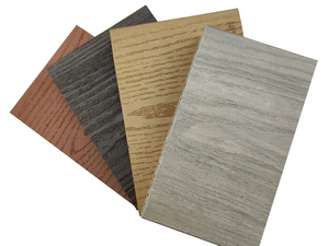 Outdoor Grey Modern 4 Square Hole WPC Flooring