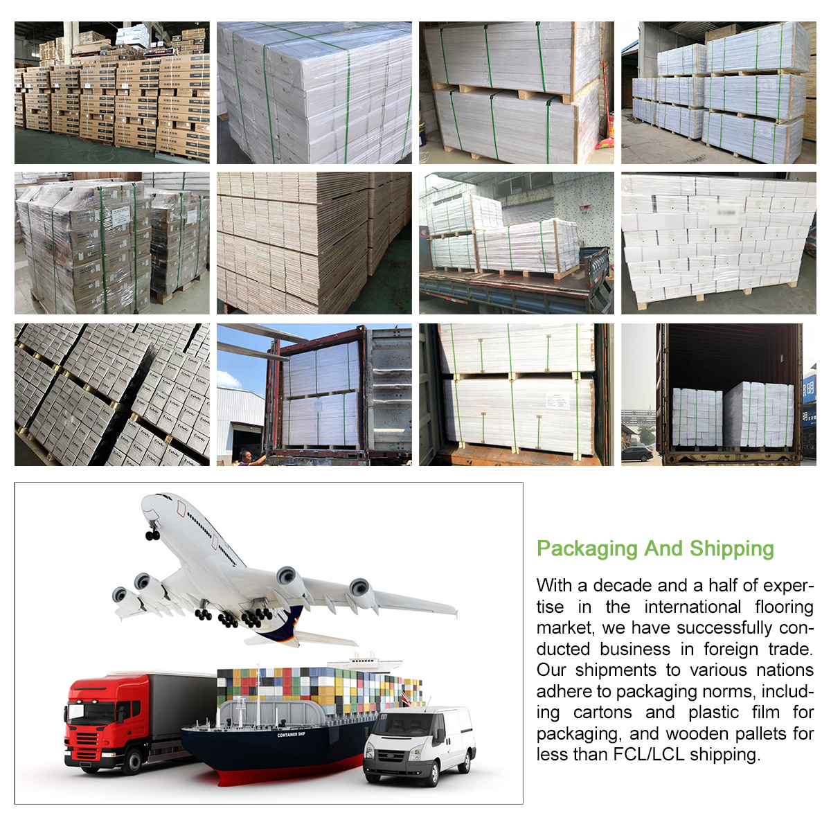 Packaging and shipping