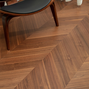 FishBone Three Layer Solid Wood Composite Floor Lock Natural Wood Skin Oak Walnut Wood Interior engineered wood flooring Decoration