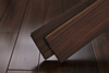 Walnut Color Indoor Wear Resistant Moisture-proof Solid Wood Flooring 100% OKAN Solid Wood