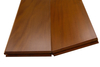 China Hardwood Flooring Factory Directly Sells Indoor Teak Color Solid Wood Flooring 610mm Length
