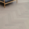 Herringbone Engineered Wood Flooring Oak Grain Paper Surface Brushed Flat 15mm New Three-Layer Wood Flooring