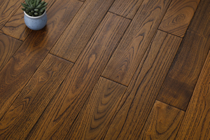 Hot Sale Solid Hardwood Floor Made of Natural Grain Herringbone Interior Flooring For Home Walnut Style