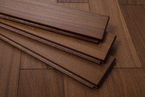 2024 new walnut solid wood floor lock wood floor for bedroom living room Interior designer