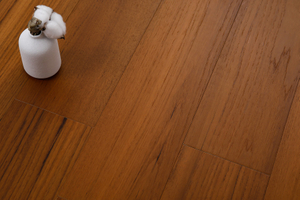 Teak Engineered Wood Flooring Lock Natural Wood Veneer Indoor Multi-layer Engineered Wood Flooring