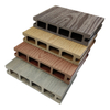 Outdoor Grey Modern 4 Square Hole WPC Flooring