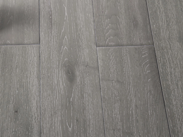 Office Indoor Floor Decoration Grey Casual Log Solid Wood Flooring