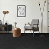 Black European Oak Engineered Wood Flooring Indoor Living Room Click Brushed Veneer