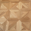 European Oak Parquet Flooring Art Cream Style 15mm Wear-Resistant Engineered Wood Flooring Walnut Household Parquet