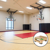 Basketball Court Sports Flooring Maple Solid Wood T&G Indoor Sports Venue Use Shock Absorption Wood Sports Flooring