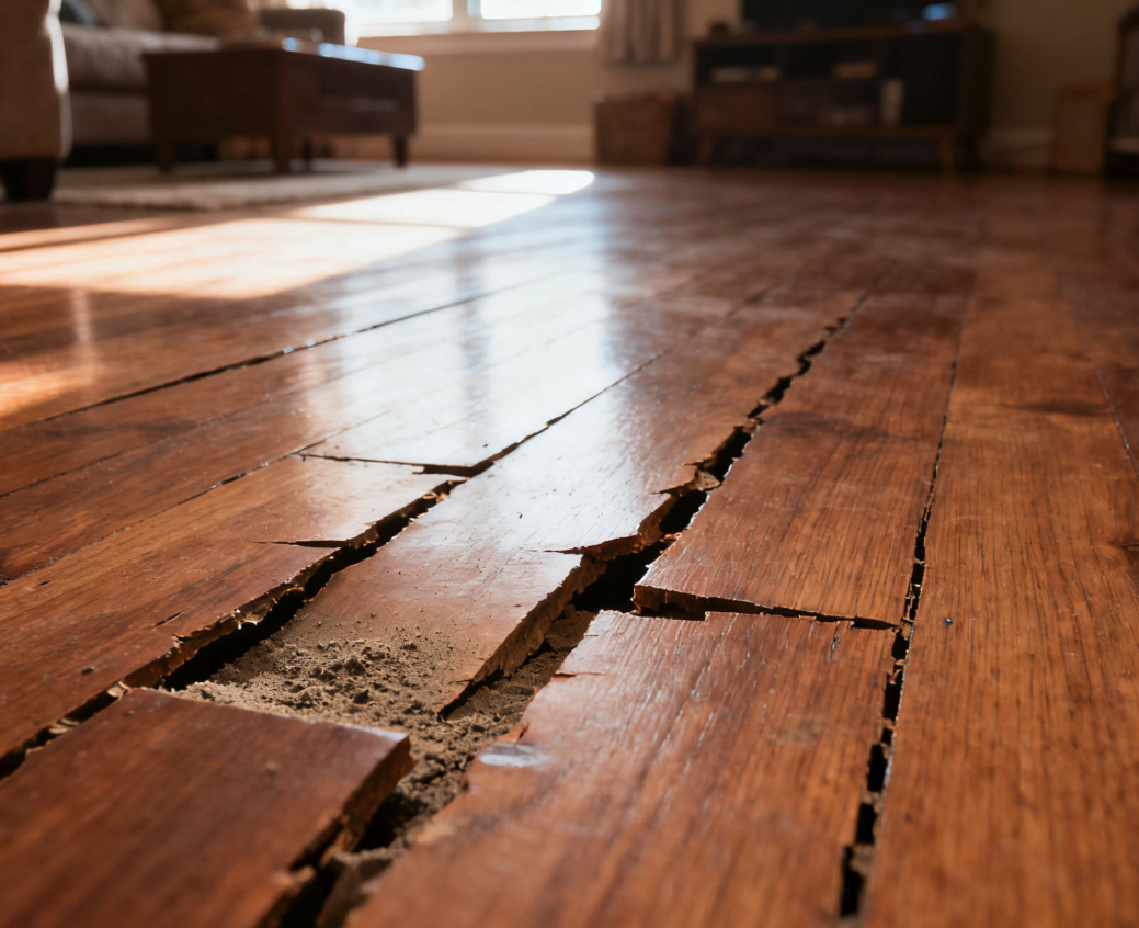 Gaps in Wooden Floors