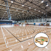 Basketball Court Sports Flooring Maple Solid Wood T&G Indoor Sports Venue Use Shock Absorption Wood Sports Flooring