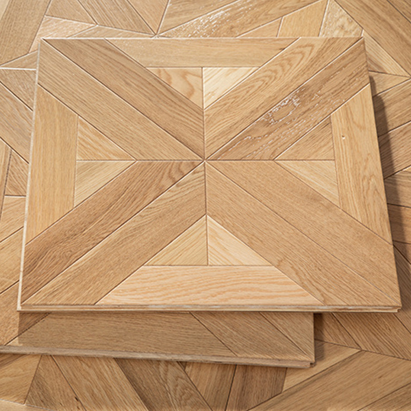 European Oak Parquet Flooring Art Cream Style 15mm Wear-Resistant Engineered Wood Flooring Walnut Household Parquet