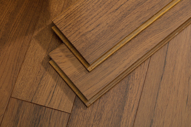 Museum Teak Wear-resistant Solid Wood Flooring