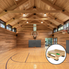 Basketball Court Sports Flooring Maple Solid Wood T&G Indoor Sports Venue Use Shock Absorption Wood Sports Flooring