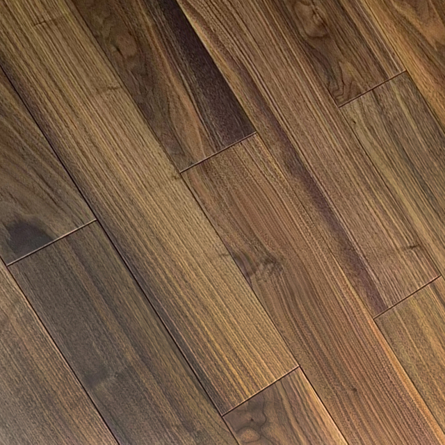 Office Walnut Customize Solid Wood Flooring