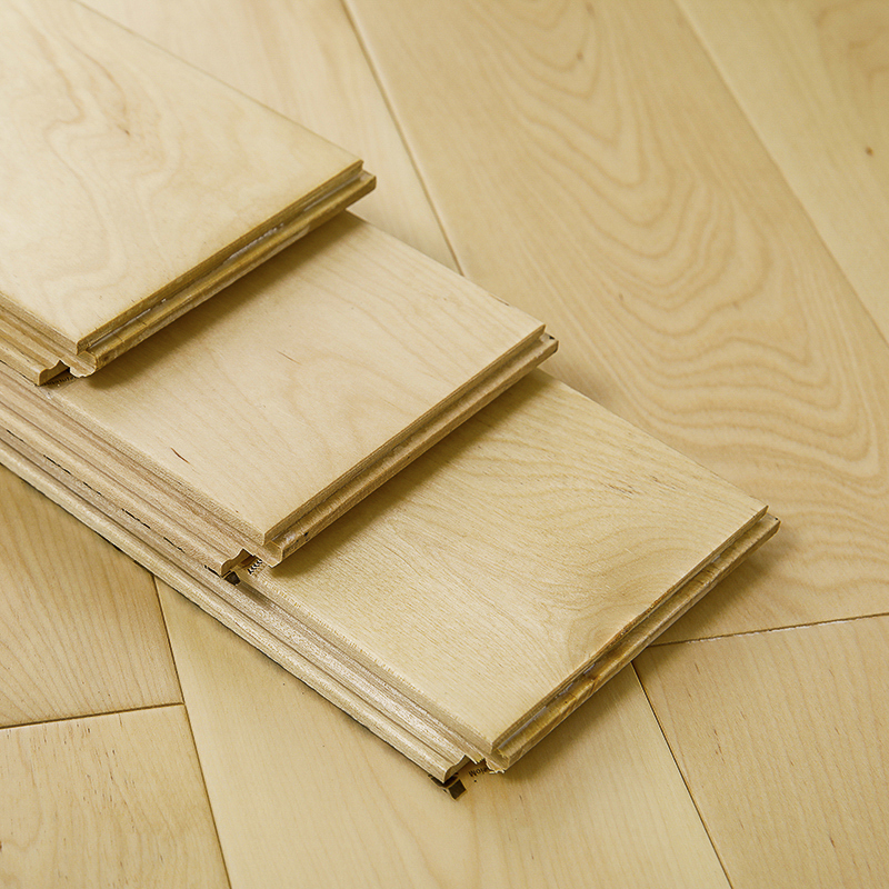 Solid wood flooring