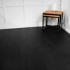 Black European Oak Engineered Wood Flooring Indoor Living Room Click Brushed Veneer